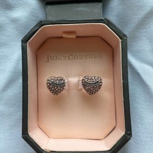 Juicy Couture Heart Stud Earrings